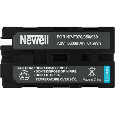 Akumulator Newell NP-F970 - Wysoka Pojemność Lithium-Ion - dla Sony/Minolta Akumulator Newell NP-F970 - Wysoka Pojemność Lithium-Ion - dla Sony/Minolta