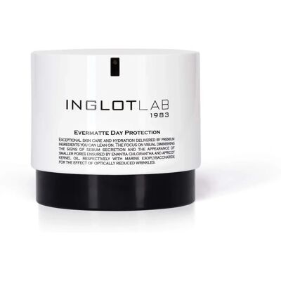 Inglot Lab Evermatte Day Protection Face Cream - Matifica, controla sebo, con Coenzima Q10 Inglot Lab Evermatte Day Protection Face Cream - Matifica, controla sebo, con Coenzima Q10
