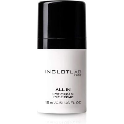 Inglot Marque All In Crème pour les Yeux - 15ml - Crème contre les cernes & poches - Publicité Inglot Marque All In Crème pour les Yeux - 15ml - Crème contre les cernes & poches - Publicité