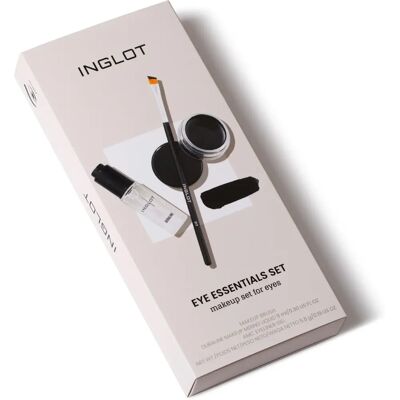 Zestaw makijażu oczu Inglot - Wodoodporny żel do kresek & pędzelek Zestaw makijażu oczu Inglot - Wodoodporny żel do kresek & pędzelek