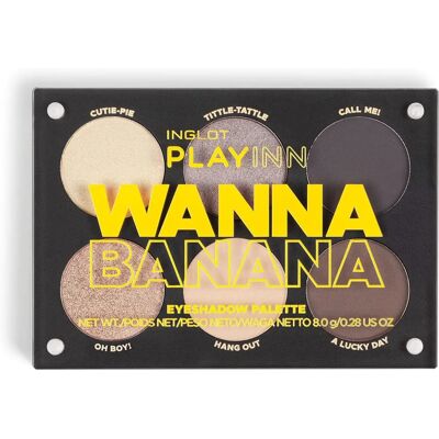 Inglot Wanna Banana Paleta Cieni do Powiek - Paleta do oczu Inglot Wanna Banana Paleta Cieni do Powiek - Paleta do oczu