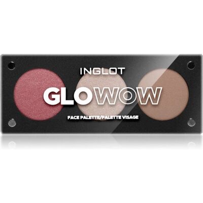 Inglot Face Palette - Illuminator, Bronzer, Blush, 7g Inglot Face Palette - Illuminator, Bronzer, Blush, 7g