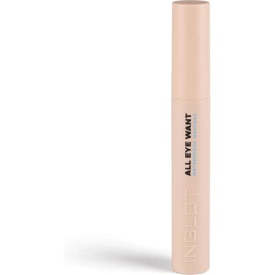 INGLOT Cosmetics All Eye Want Waterproof Mascara - Zwart - Mascara INGLOT Cosmetics All Eye Want Waterproof Mascara - Zwart - Mascara