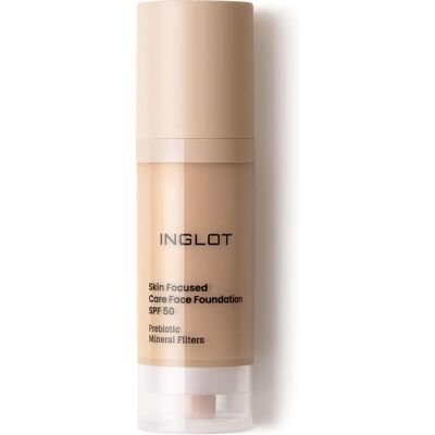 Inglot Skin Focused Care Face Foundation SPF 50 - Peachy Beige - Foundation Inglot Skin Focused Care Face Foundation SPF 50 - Peachy Beige - Foundation