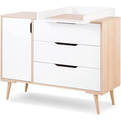 Komoda Klups Sofie - 3 szuflady - Biały - Meble dziecięce Komoda Klups Sofie - 3 szuflady - Biały - Meble dziecięce