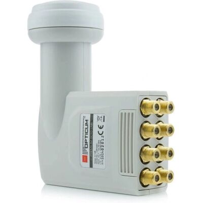Opticum LOP 04H LNB Blanc - Convertisseur de Bruit Faible - Publicité Opticum LOP 04H LNB Blanc - Convertisseur de Bruit Faible - Publicité