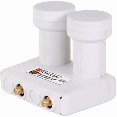 Opticum - LMTP-04H - 10.7-12.75 GHz - Blanc - LNB - Publicité Opticum - LMTP-04H - 10.7-12.75 GHz - Blanc - LNB - Publicité