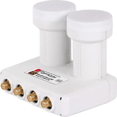 Opticum LMQP-04 Twin LNB - LNB, Grau Opticum LMQP-04 Twin LNB - LNB, Grau