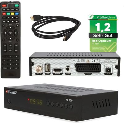 Opticum HD AX 150 Satelliten-TV-Receiver - Full HD Opticum HD AX 150 Satelliten-TV-Receiver - Full HD