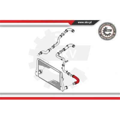 Audi, Seat, Skoda, VW Turbo-Ansaugschlauch - Schwarz, 295mm Audi, Seat, Skoda, VW Turbo-Ansaugschlauch - Schwarz, 295mm