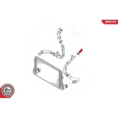 Esen SKV 24SKV175 Tubo di Intercooler - Tubo Turbo Esen SKV 24SKV175 Tubo di Intercooler - Tubo Turbo
