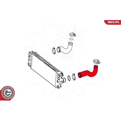 Esen SKV Modell 24SKV606 - Turbo Ladeluftschlauch für Mercedes-Benz Sprinter Esen SKV Modell 24SKV606 - Turbo Ladeluftschlauch für Mercedes-Benz Sprinter