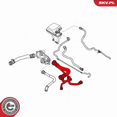 Esen SKV 24SKV271 - Manguera de radiador Esen SKV 24SKV271 - Manguera de radiador