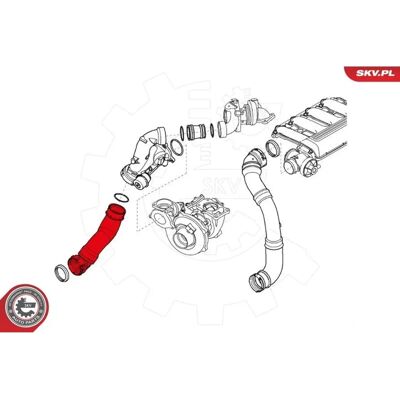ESEN SKV 24SKV720 Turboansaugschlauch - Für BMW 5er ESEN SKV 24SKV720 Turboansaugschlauch - Für BMW 5er