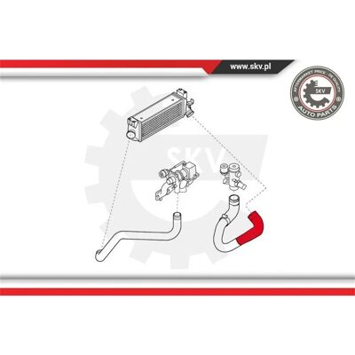 Esen SKV 24SKV778 Neopren Turbo Intercooler Slang - Turbo Intercooler Hose Esen SKV 24SKV778 Neopren Turbo Intercooler Slang - Turbo Intercooler Hose