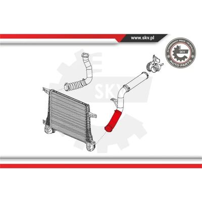 ESEN SKV Turbokompressorschlauch - Passend für Chevrolet Captiva, Opel Antara ESEN SKV Turbokompressorschlauch - Passend für Chevrolet Captiva, Opel Antara