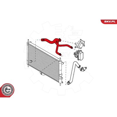 ESEN SKV 24SKV338 - Kühlerschlauch ESEN SKV 24SKV338 - Kühlerschlauch