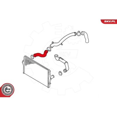 Esen SKV 24SKV993 Turbo Ladeluftschlauch Esen SKV 24SKV993 Turbo Ladeluftschlauch