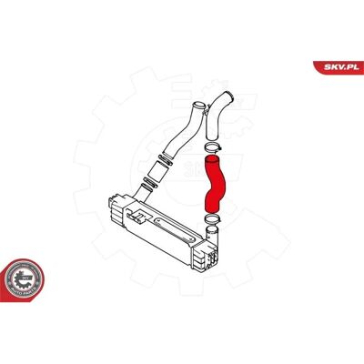 Esen SKV 43SKV021 Intercooler Hose - Kia Sorento Esen SKV 43SKV021 Intercooler Hose - Kia Sorento