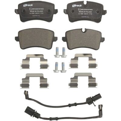 Breck 25214 00 554 00 Keramische remblokset - Remsysteem Breck 25214 00 554 00 Keramische remblokset - Remsysteem