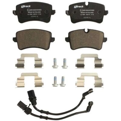 Breck Keramikbremsbeläge für hinten - Bremsbelag-Set Breck Keramikbremsbeläge für hinten - Bremsbelag-Set
