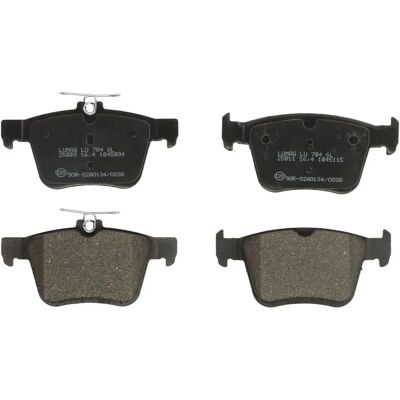Plaquettes de frein Breck - Arrière, Low-Metallic, 16,4mm - Plaquettes de frein Plaquettes de frein Breck - Arrière, Low-Metallic, 16,4mm - Plaquettes de frein