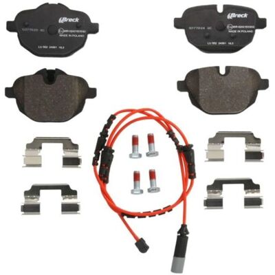Kit de plaquettes de frein Breck 24561 00 552 20 Arrière - Publicité Kit de plaquettes de frein Breck 24561 00 552 20 Arrière - Publicité