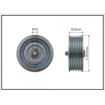 CAFFARO 500429 Tensor de Correa de Distribución - Timing Belt Tensioner CAFFARO 500429 Tensor de Correa de Distribución - Timing Belt Tensioner