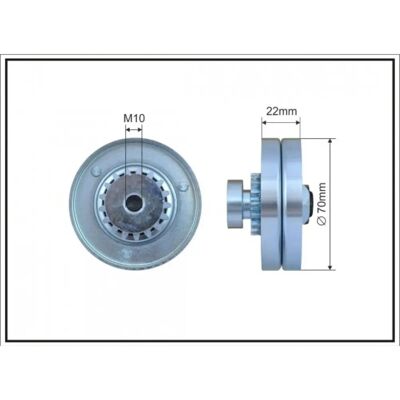 Caffaro 500175 - Tensor de correa para Chevrolet Caffaro 500175 - Tensor de correa para Chevrolet