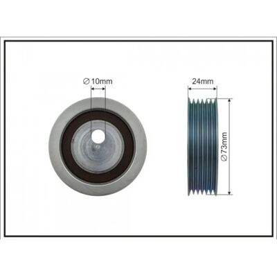 CAFFARO 500190 - Tensor de correa para Renault CAFFARO 500190 - Tensor de correa para Renault