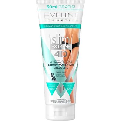 Eveline Slim Extreme 4D Crema reductora de grasa y celulitis Eveline Slim Extreme 4D Crema reductora de grasa y celulitis