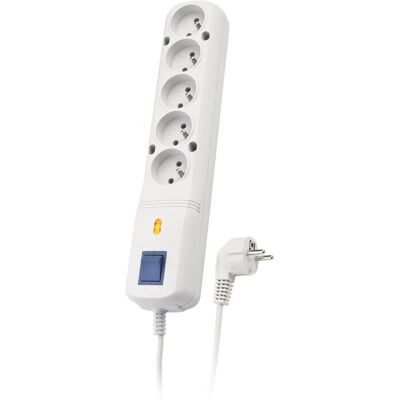 Lestar LV-530W Überspannungsschutz - Power Control Serie - 5 Steckdosen Lestar LV-530W Überspannungsschutz - Power Control Serie - 5 Steckdosen