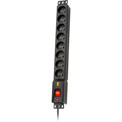 LESTAR 1966004451 Rack-Steckdosenleiste - 8 Anschlüsse - 3m Kabel LESTAR 1966004451 Rack-Steckdosenleiste - 8 Anschlüsse - 3m Kabel