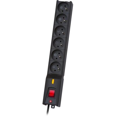 Lestar LX 610 G-A K.:CZ Rallonge électrique - 6 prises - 5m - Intérieur - Publicité Lestar LX 610 G-A K.:CZ Rallonge électrique - 6 prises - 5m - Intérieur - Publicité