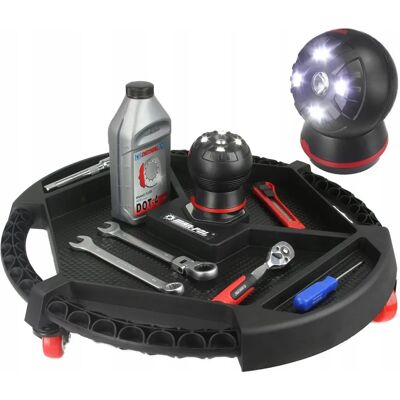 Mar-Pol M80199 Magnetischer Werkstattwagen - Magnetische Werkzeugablage, LED-Lampe Mar-Pol M80199 Magnetischer Werkstattwagen - Magnetische Werkzeugablage, LED-Lampe