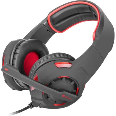 GENESIS HX60 Bekabelde Gaming Headset - Zwart, Rood GENESIS HX60 Bekabelde Gaming Headset - Zwart, Rood
