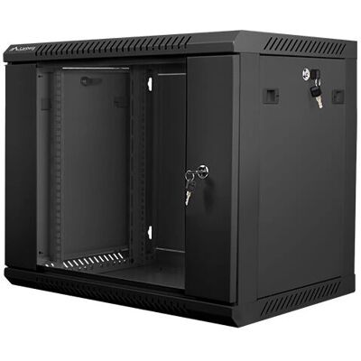 Lanberg 19'' Wandmontierter Rack 9U - Rack Schrank, Stahl, Schwarz Lanberg 19'' Wandmontierter Rack 9U - Rack Schrank, Stahl, Schwarz