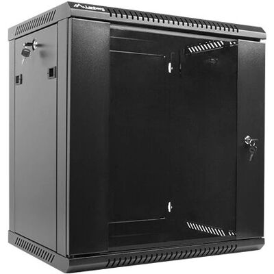 Lanberg WF01-6412-10B 12U Wandmontiertes Rack-Schrank - Rack Schrank Lanberg WF01-6412-10B 12U Wandmontiertes Rack-Schrank - Rack Schrank