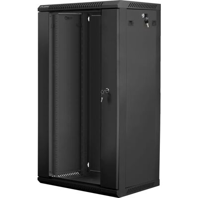 Lanberg WF01-6422-10B Wandmontiertes Rack 22U - Stahl, 60x45 cm Lanberg WF01-6422-10B Wandmontiertes Rack 22U - Stahl, 60x45 cm