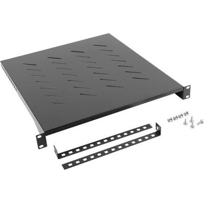 Prateleira para Rack Lanberg AK-1005-B - 19" 1U Preto 25kg Prateleira para Rack Lanberg AK-1005-B - 19" 1U Preto 25kg