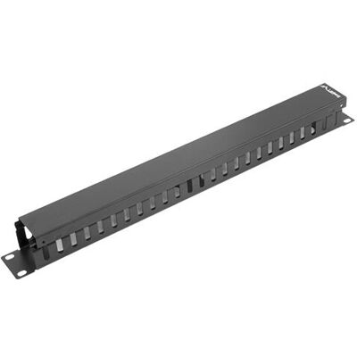 Lanberg AK-1201-B Schwarzes 19" Rack Kabelmanagement Panel Lanberg AK-1201-B Schwarzes 19" Rack Kabelmanagement Panel