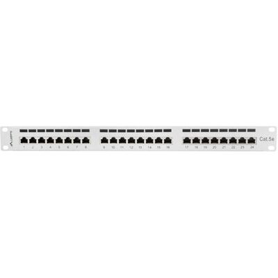 Lanberg Pps5-1024-S Panel do łączenia 1U - Rack, Cat 5E, 24 porty, Szary Lanberg Pps5-1024-S Panel do łączenia 1U - Rack, Cat 5E, 24 porty, Szary