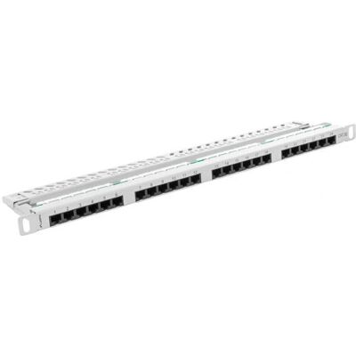 Lanberg PPU5-0024-S Panel patch rack 24 portów - Szary Lanberg PPU5-0024-S Panel patch rack 24 portów - Szary