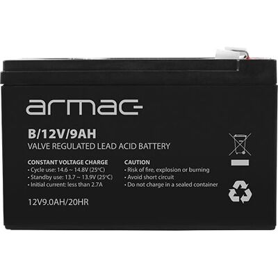 Batteria UPS Armac B/12V/9AH - Piombo Sigillato Batteria UPS Armac B/12V/9AH - Piombo Sigillato