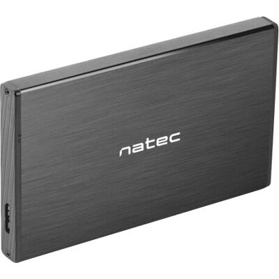 Obudowa z aluminium czarna 2,5" Natec - Pudełko na dysk Obudowa z aluminium czarna 2,5" Natec - Pudełko na dysk