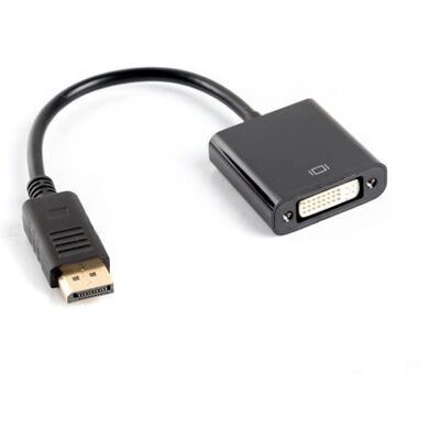 Lanberg AD-0007-BK DisplayPort auf DVI Adapter - 10cm Lanberg AD-0007-BK DisplayPort auf DVI Adapter - 10cm