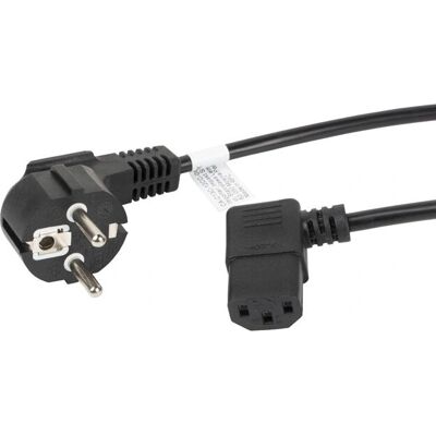 Lanberg Stromkabel - CEE 7/7 - 2m - Schwarz - IEC 60320 C13 Lanberg Stromkabel - CEE 7/7 - 2m - Schwarz - IEC 60320 C13