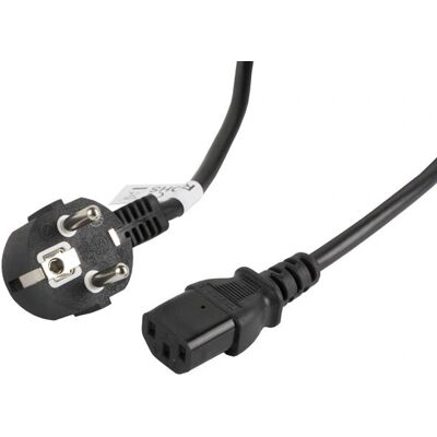 Câble d'alimentation Lanberg 3m noir C13 CEE7/7 Câble d'alimentation Lanberg 3m noir C13 CEE7/7
