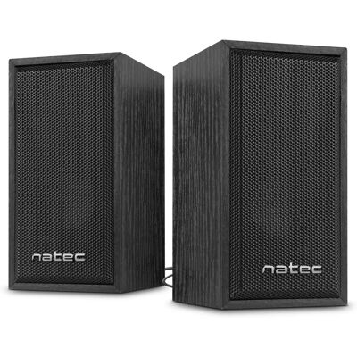 Bezdrátové PC reproduktory Natec Panther 2-východové - Černé Bezdrátové PC reproduktory Natec Panther 2-východové - Černé