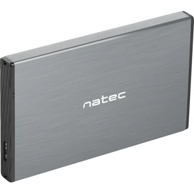 NATEC Rhino GO HDD/SSD Gehäuse - Grau - 2,5" - Festplatte NATEC Rhino GO HDD/SSD Gehäuse - Grau - 2,5" - Festplatte